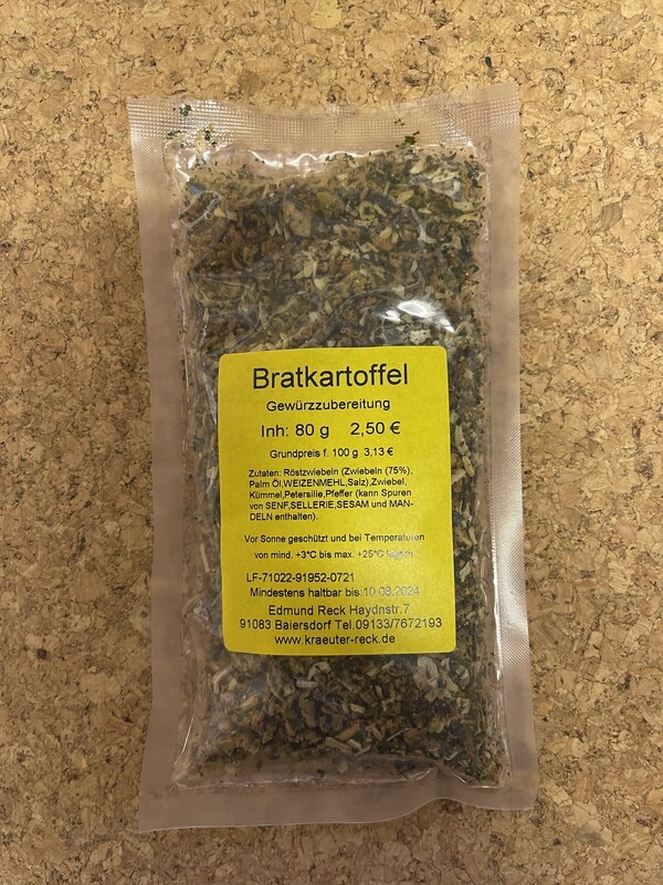 Bratkartoffel Gewürzzubereitung 80g