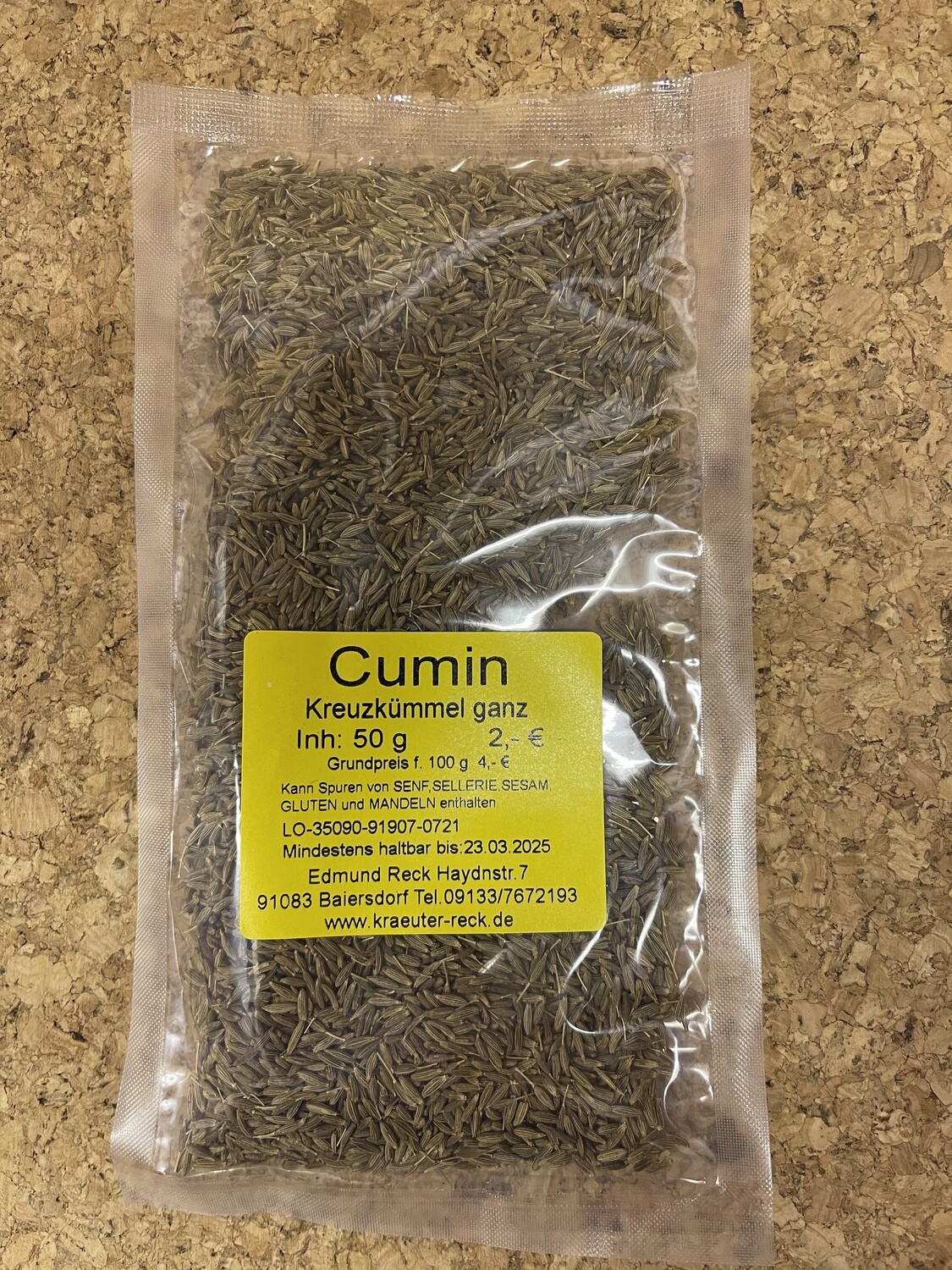 Cumin Kreuzkümmel ganz 60g