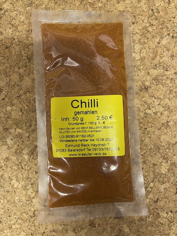 Chilli gemahlen 50g