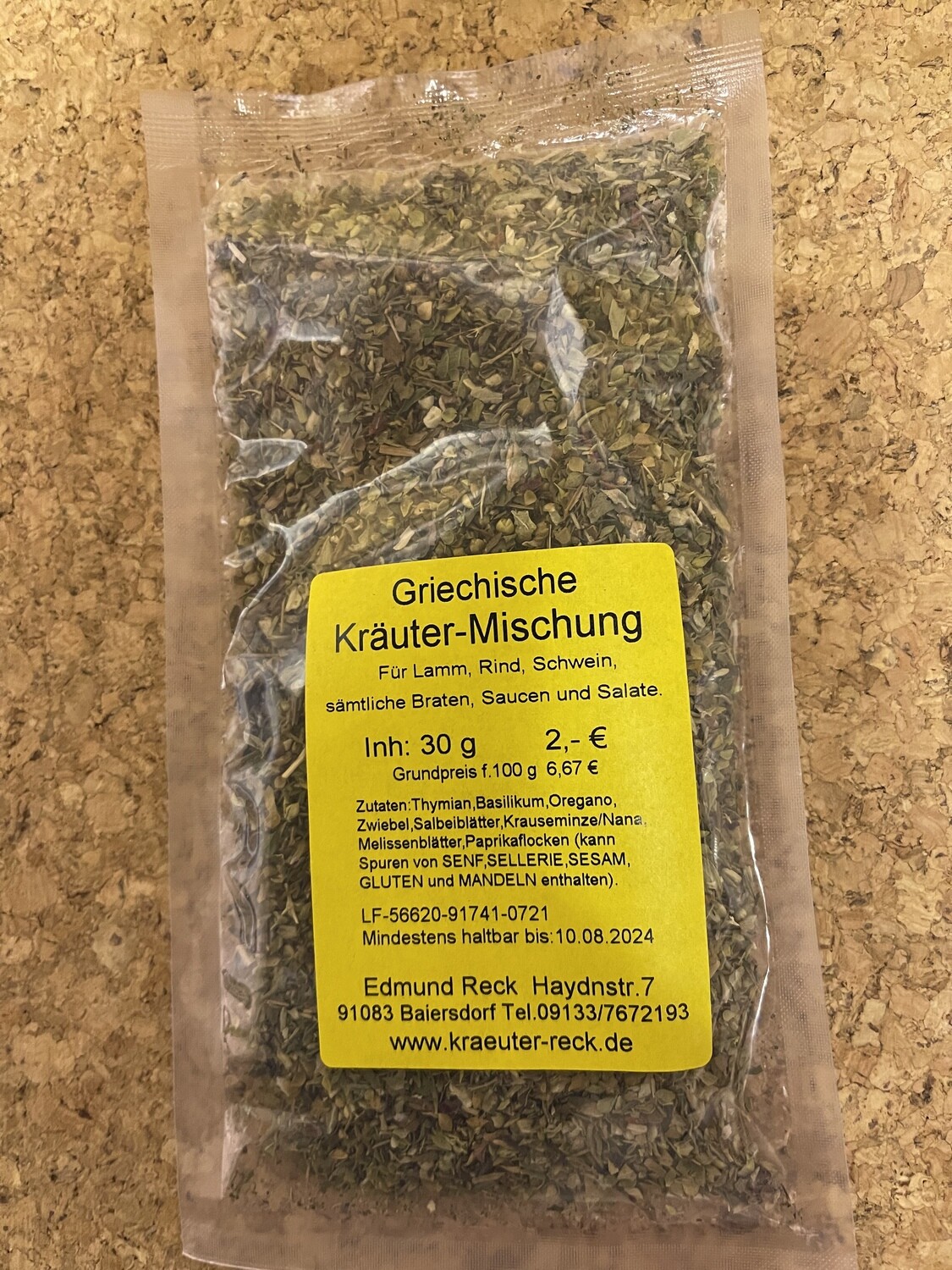 Griechische Kräuter-Mischung 30g