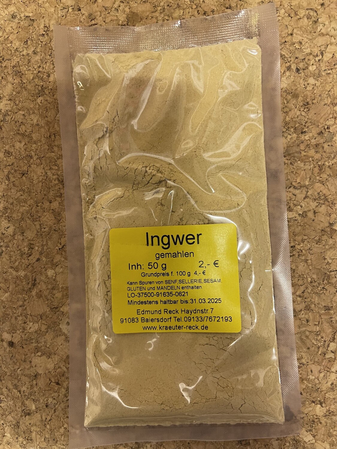 Ingwer gemahlen 60g
