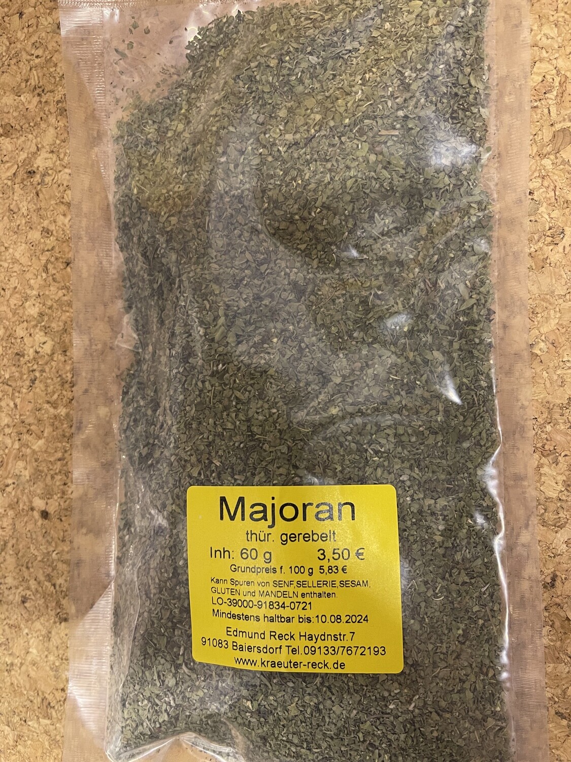 Majoran thür. gerebelt 60g