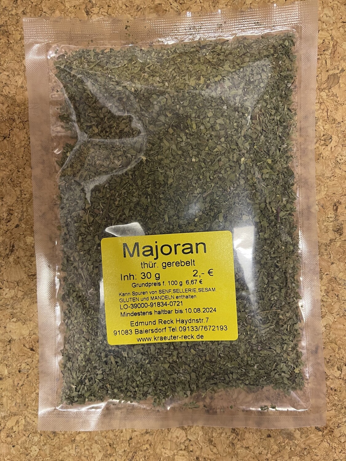 Majoran thür. gerebelt 30g