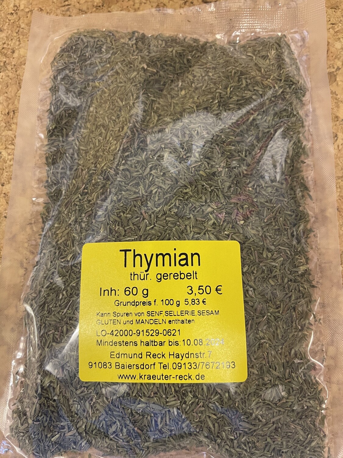 Thymian thür. gerebelt 60g