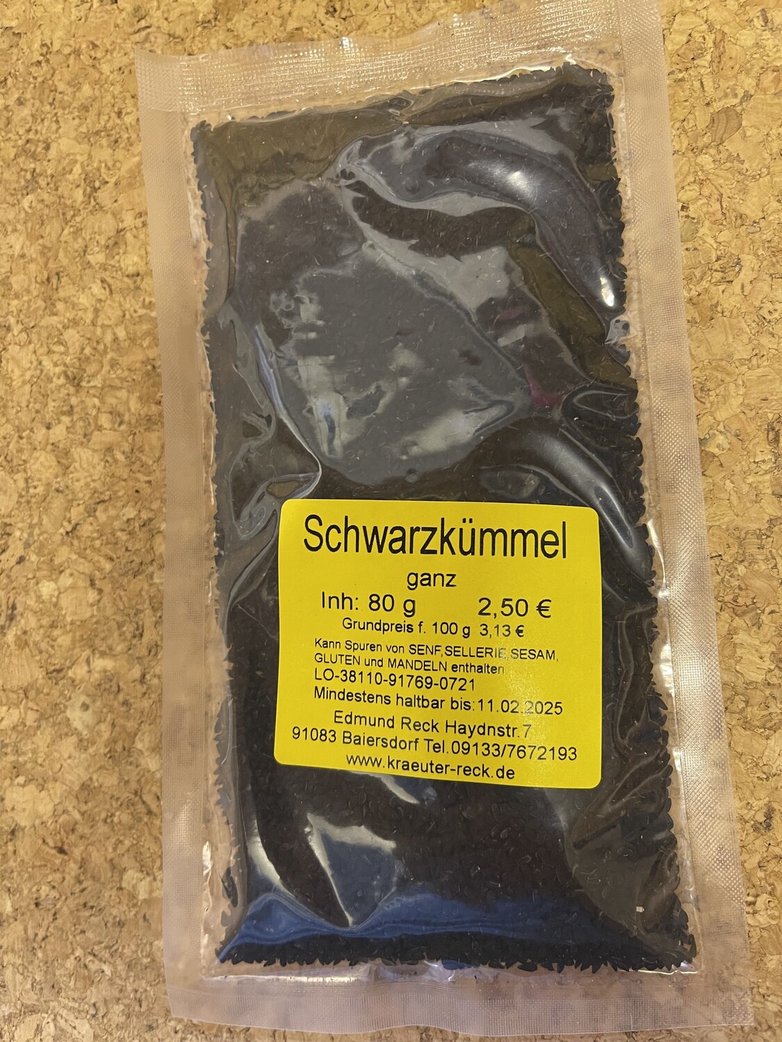 Schwarzkümmel ganz 80g