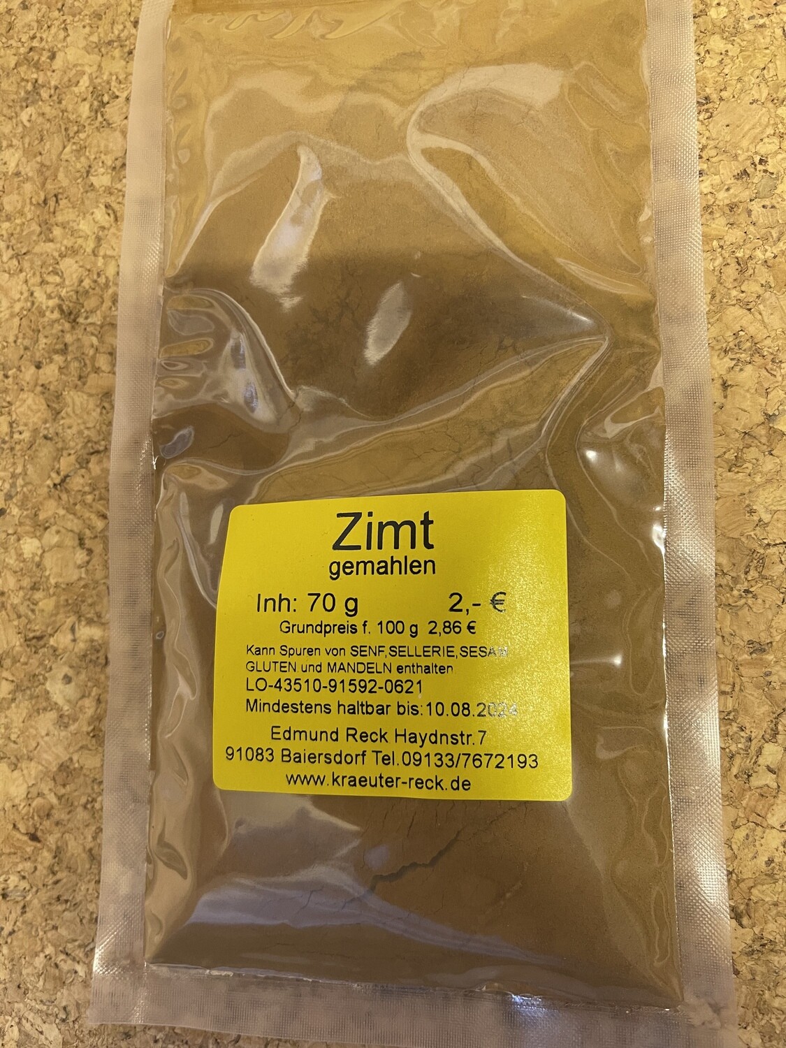 Zimt gemahlen 80g