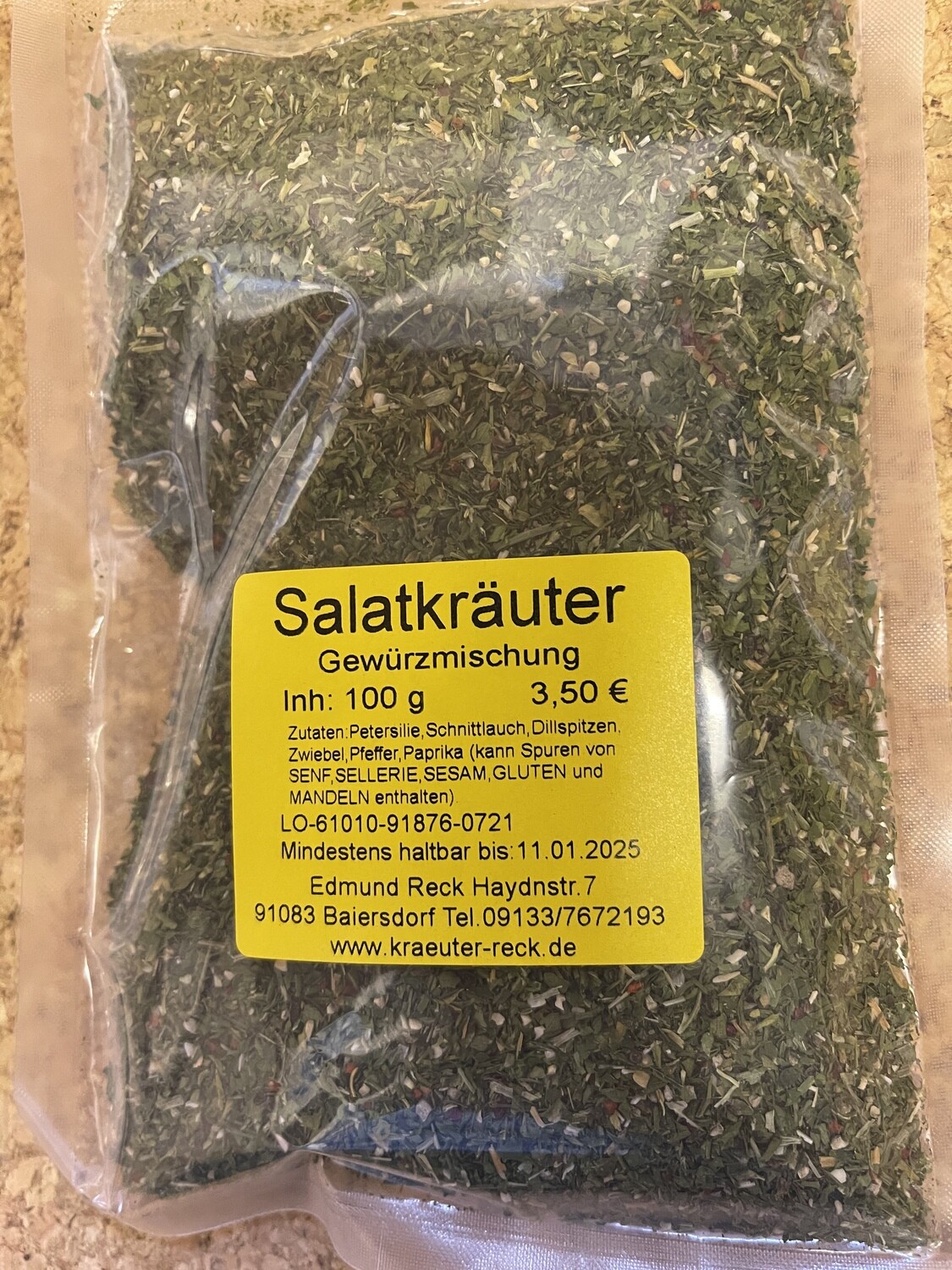 Salatkräuter Gewürzmischung 120g