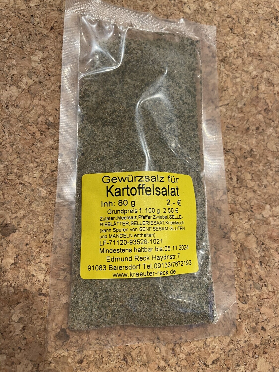 Gewürzsalz für Kartoffelsalat 80g