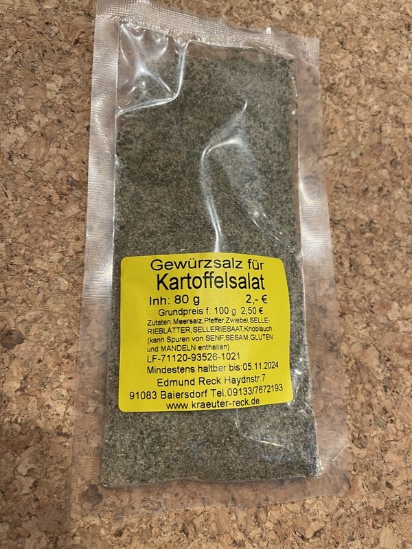 Gewürzsalz für Kartoffelsalat 80g