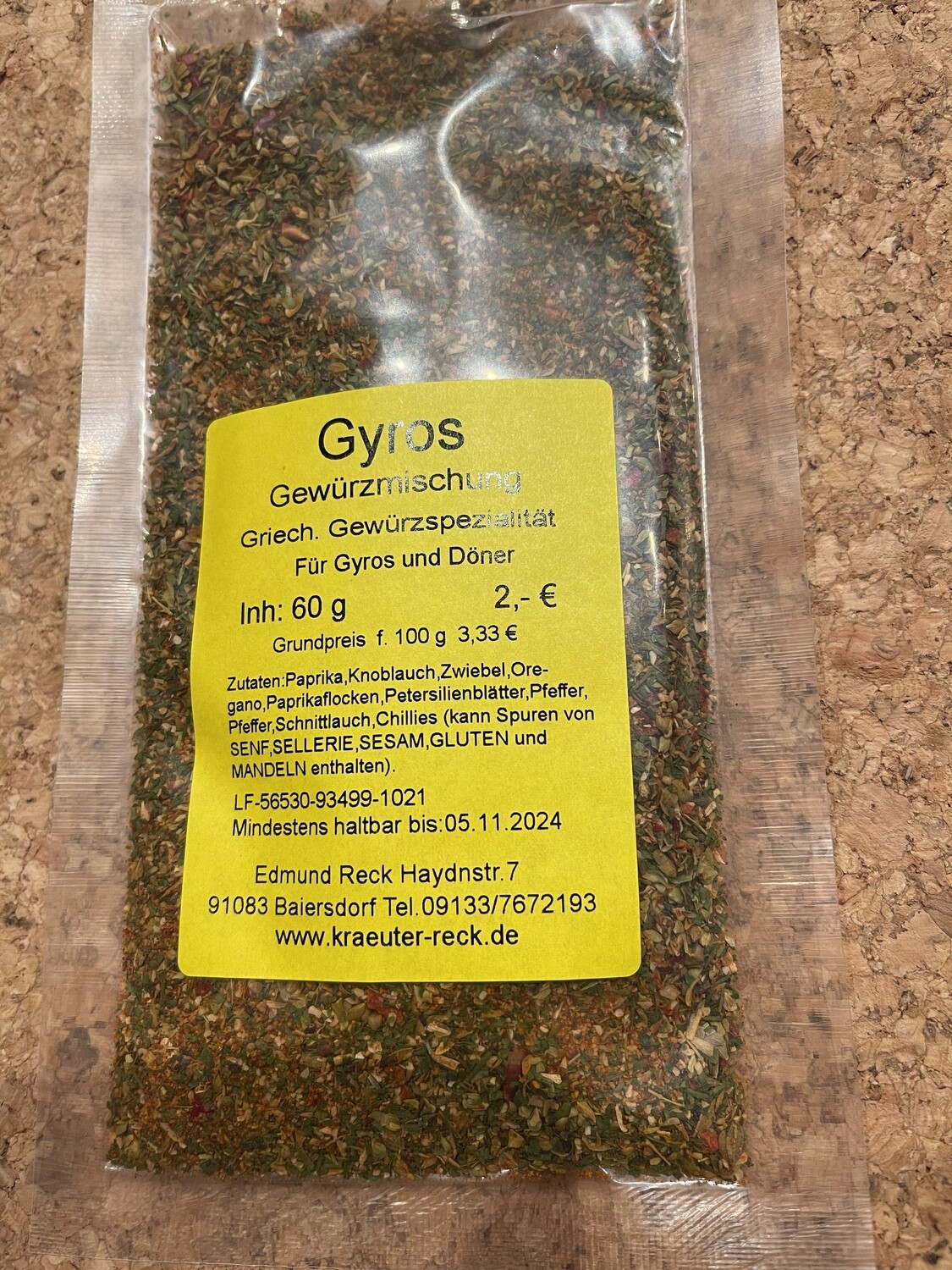 Gyros Gewürzmischung 80g