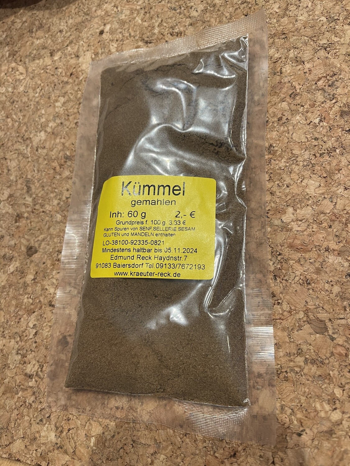 Kümmel gemahlen 70g