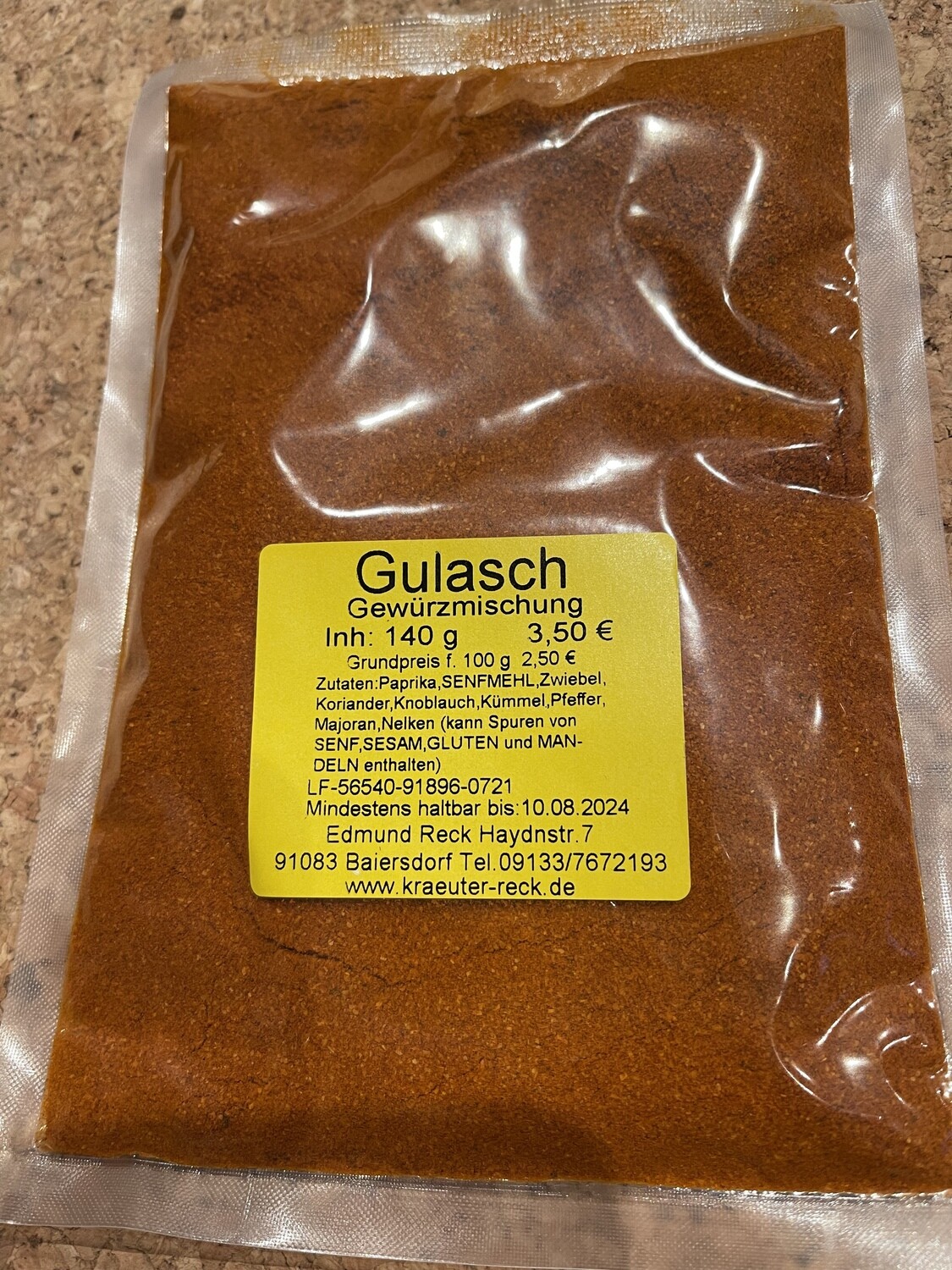 Gulasch Gewürzmischung 140g