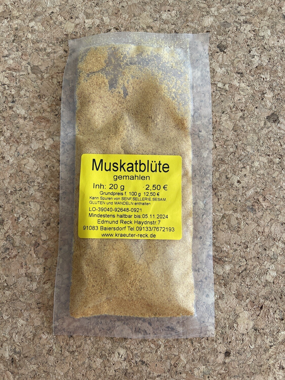Muskatblüte gemahlen 20g