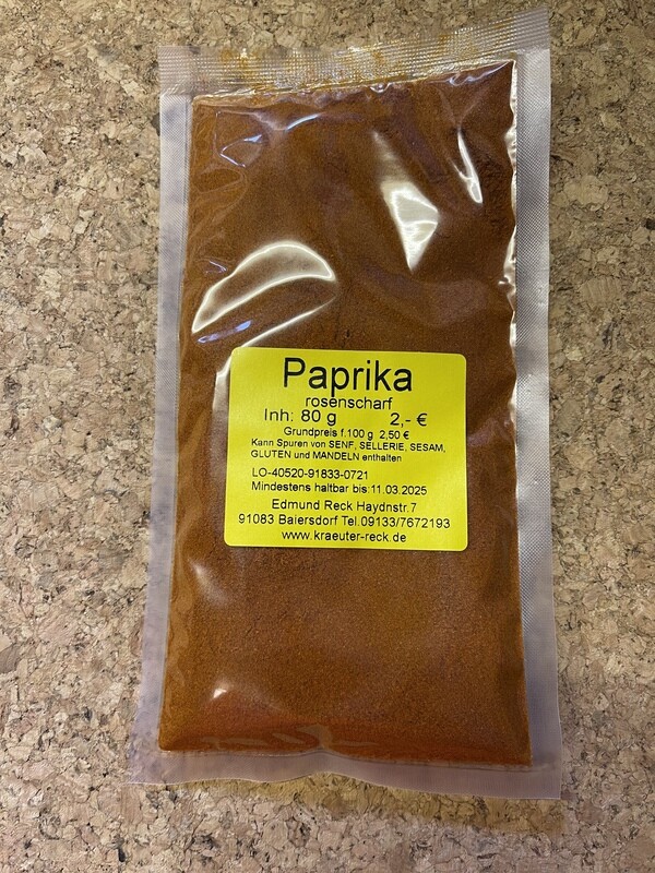 Paprika ung. rosenscharf 70g