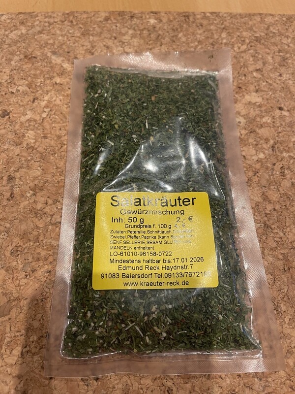 Salatkräuter Gewürzmischung 60g