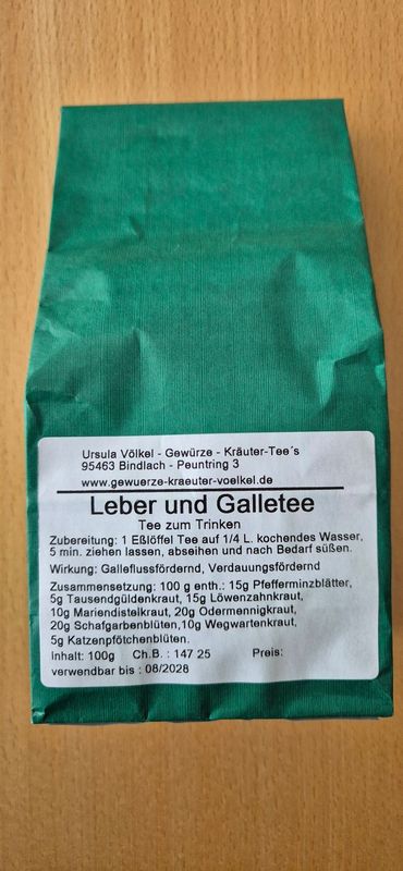 Leber und Galletee 100g
