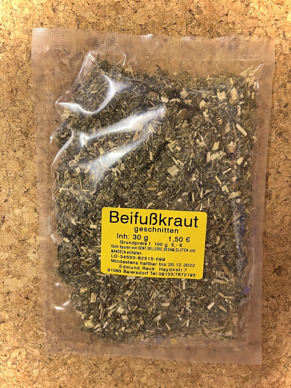 Beifußkraut geschnitten 40g