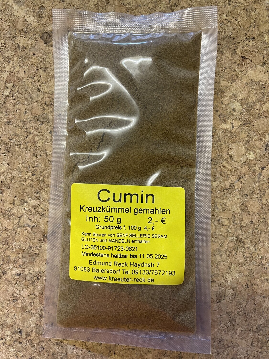 Cumin Kreuzkümmel gemahlen 60g