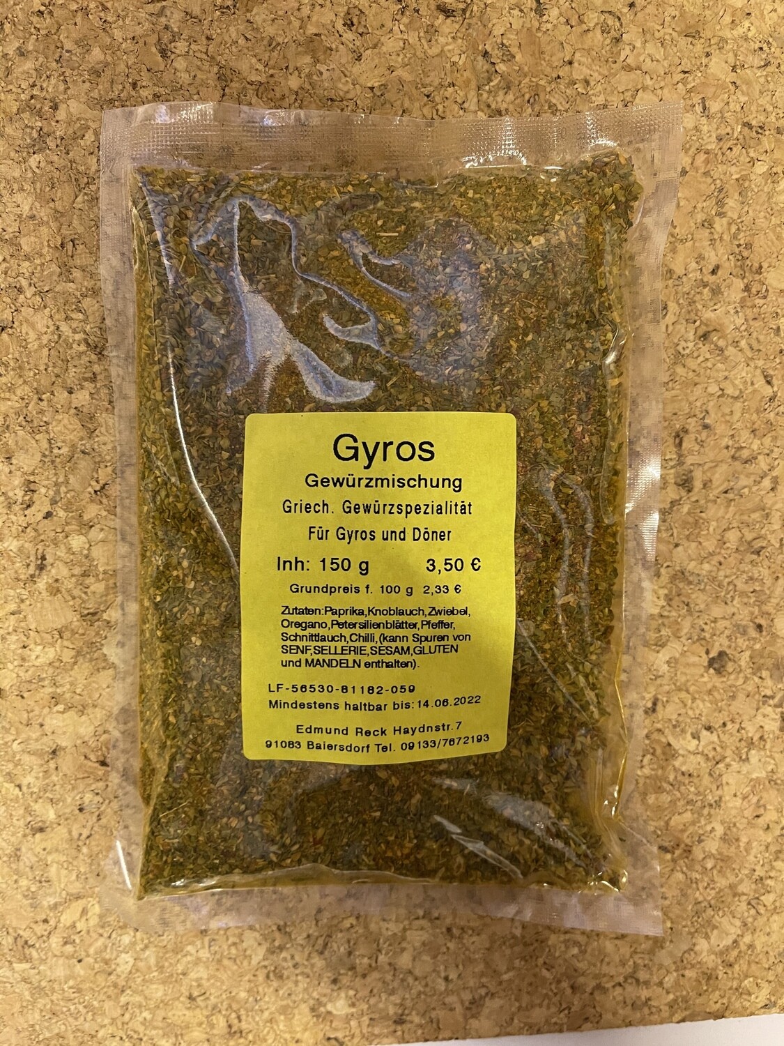 Gyros Gewürzmischung 160g