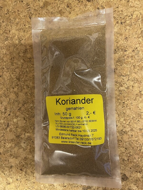 Koriander gemahlen 60g