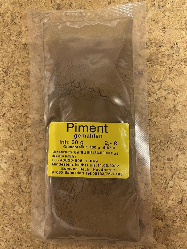 Piment gemahlen 30g