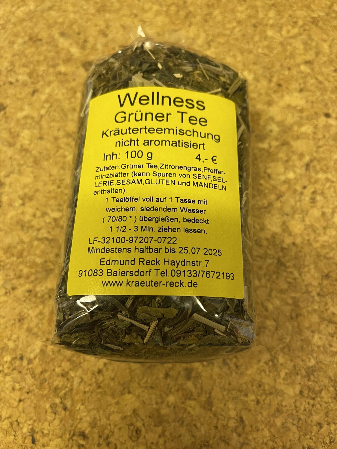 Wellness Grüner Tee 100g