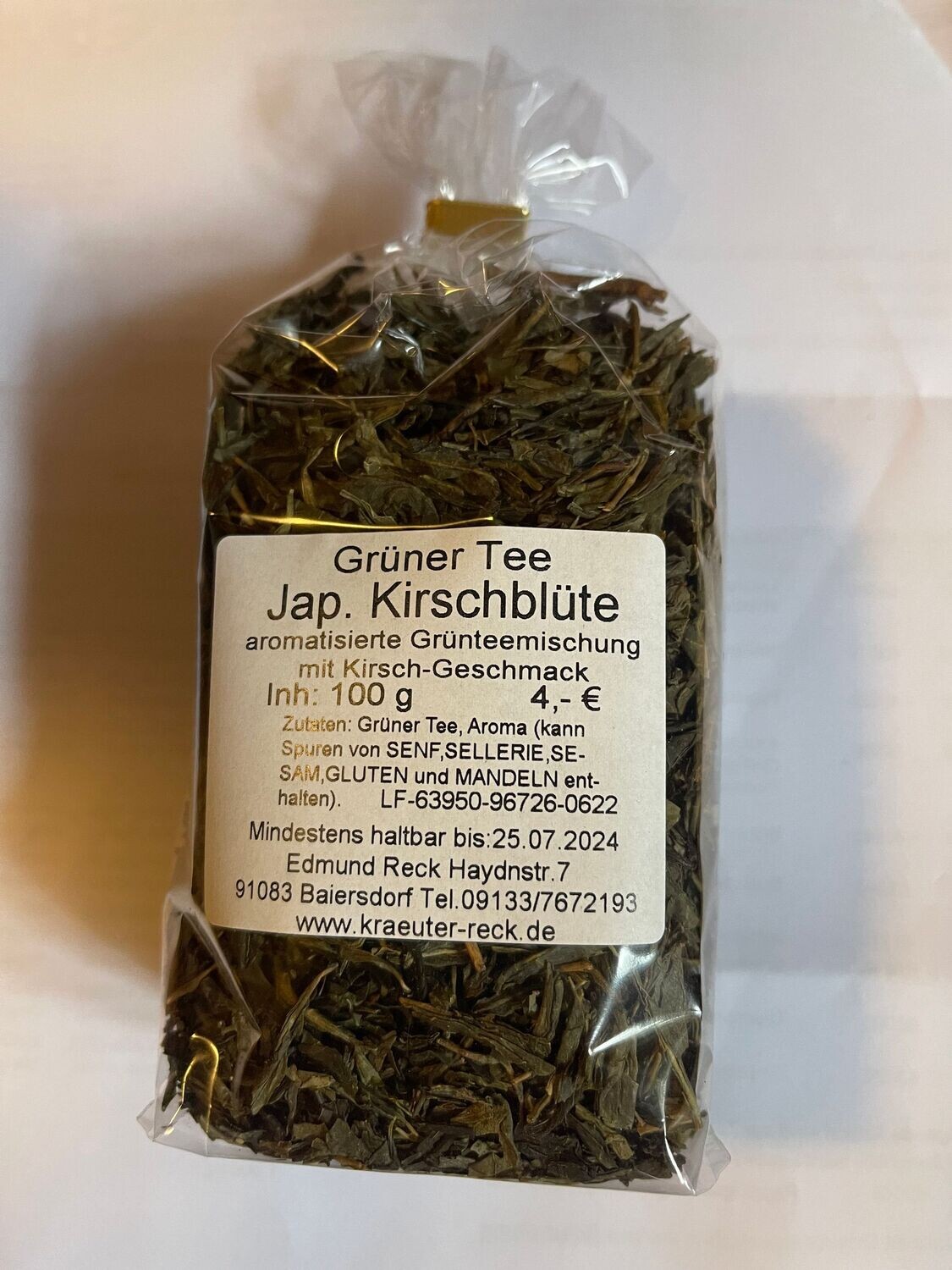 Grüner Tee Jap. Kirschblüte 100g