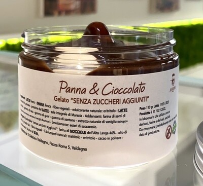 Panna & Cioccolato "PRIVO di zuccheri aggiunti" Panna & Cioccolato "PRIVO di zuccheri aggiunti"
