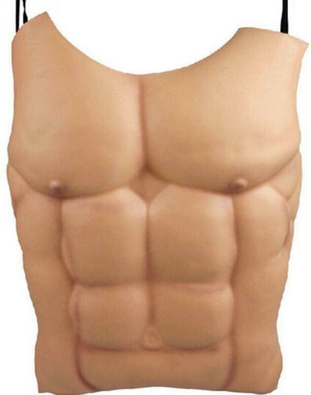 Abdomen Pecho Musculoso Foamy Broma Disfraz Hombre Fuerte