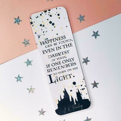 HP inspired quote bookmark