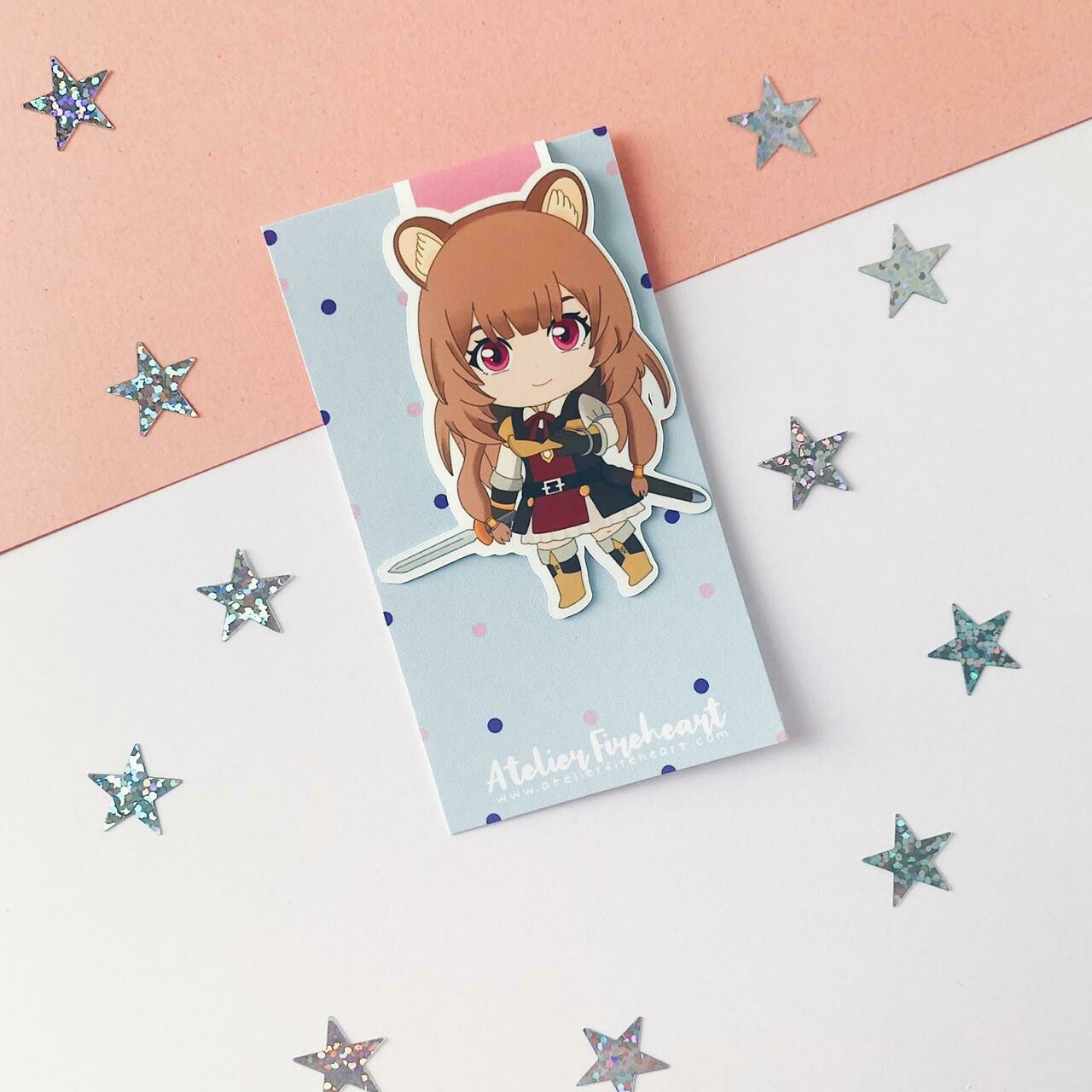 Best Girl anime inspired magnetic bookmark