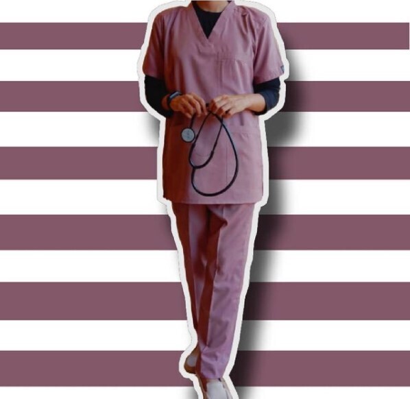 Flamingo scrubs