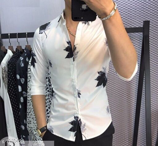 premium poly-cotton casual shirts