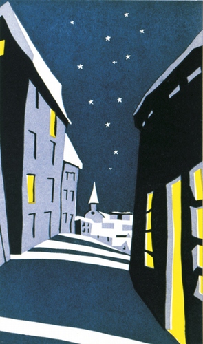 Village Street SERIGRAPH