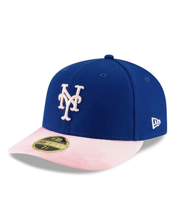 New York Mets Mother's Day New Era 59FIFTY Fitted Hat - Royal/Pink Bottom