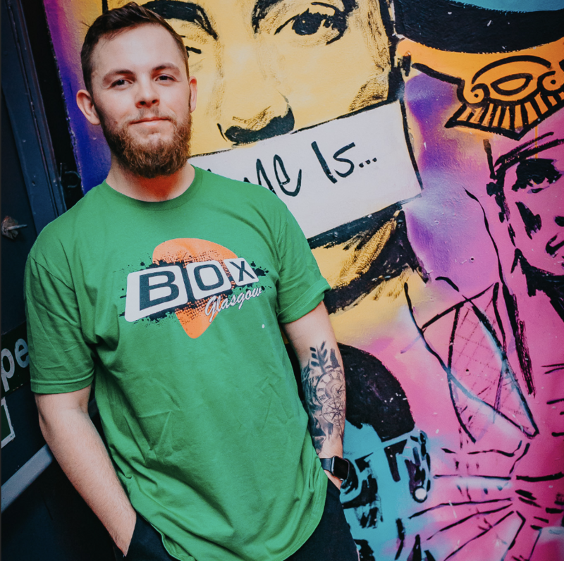 Box Green Tee