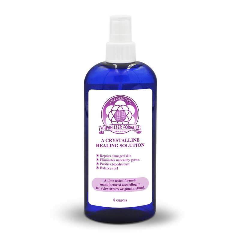 Schweitzer Formula Cobalt Blue Bottle - 8oz