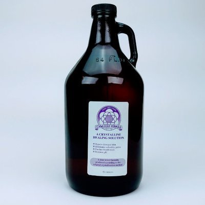 Schweitzer Formula Amber Glass Bottle 64oz