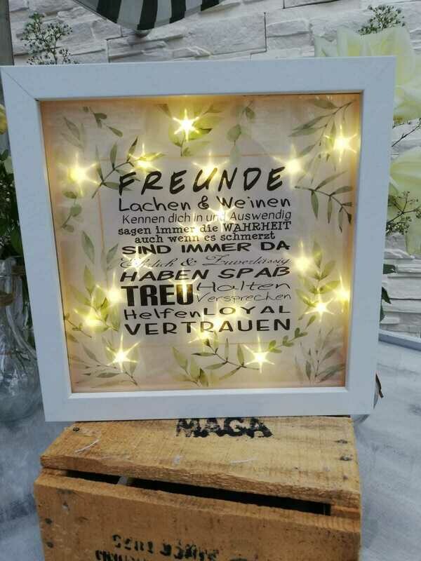 LED Bilderrahmen Freunde