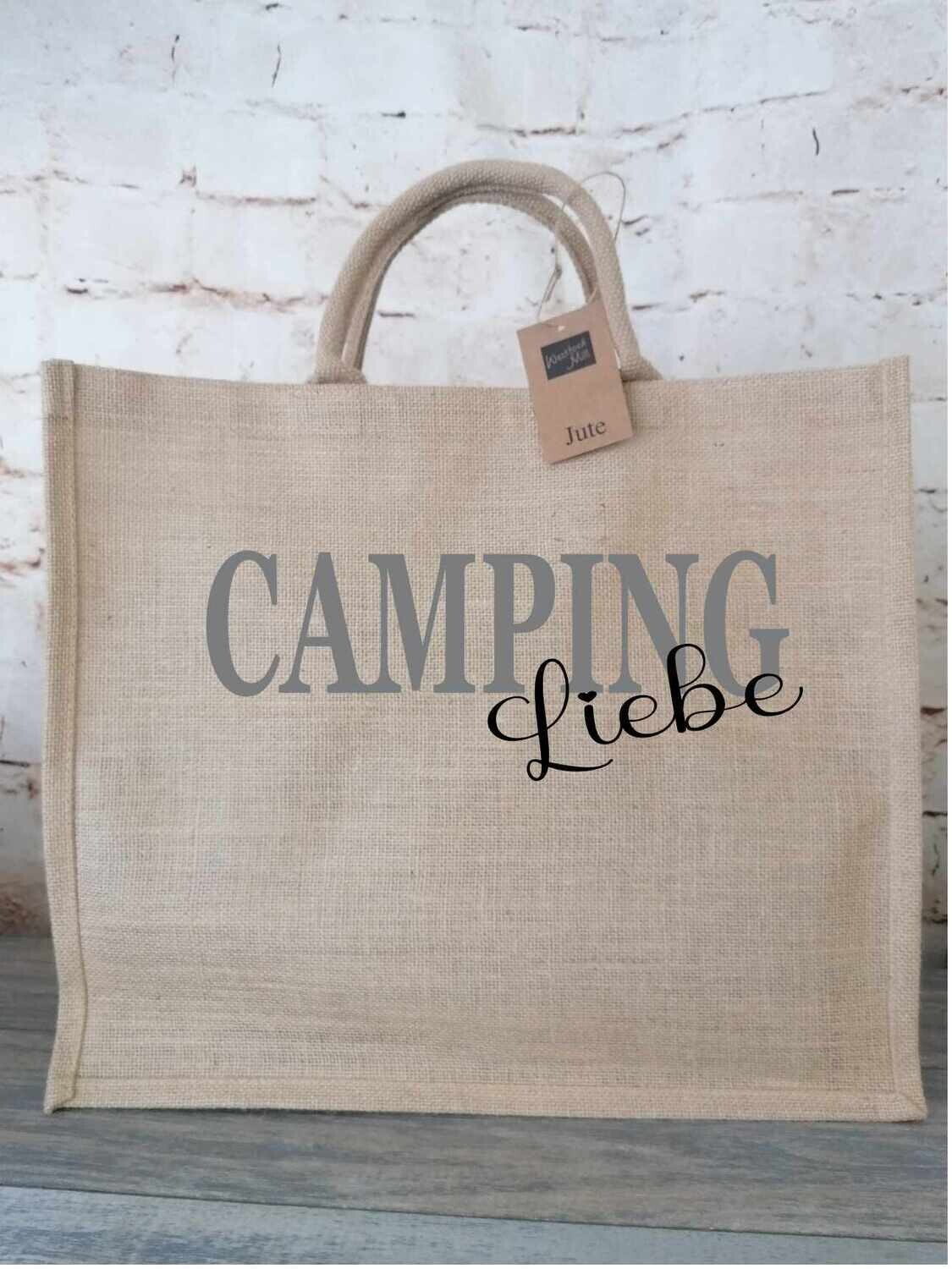 Jute Jumbo Shopper Camping
