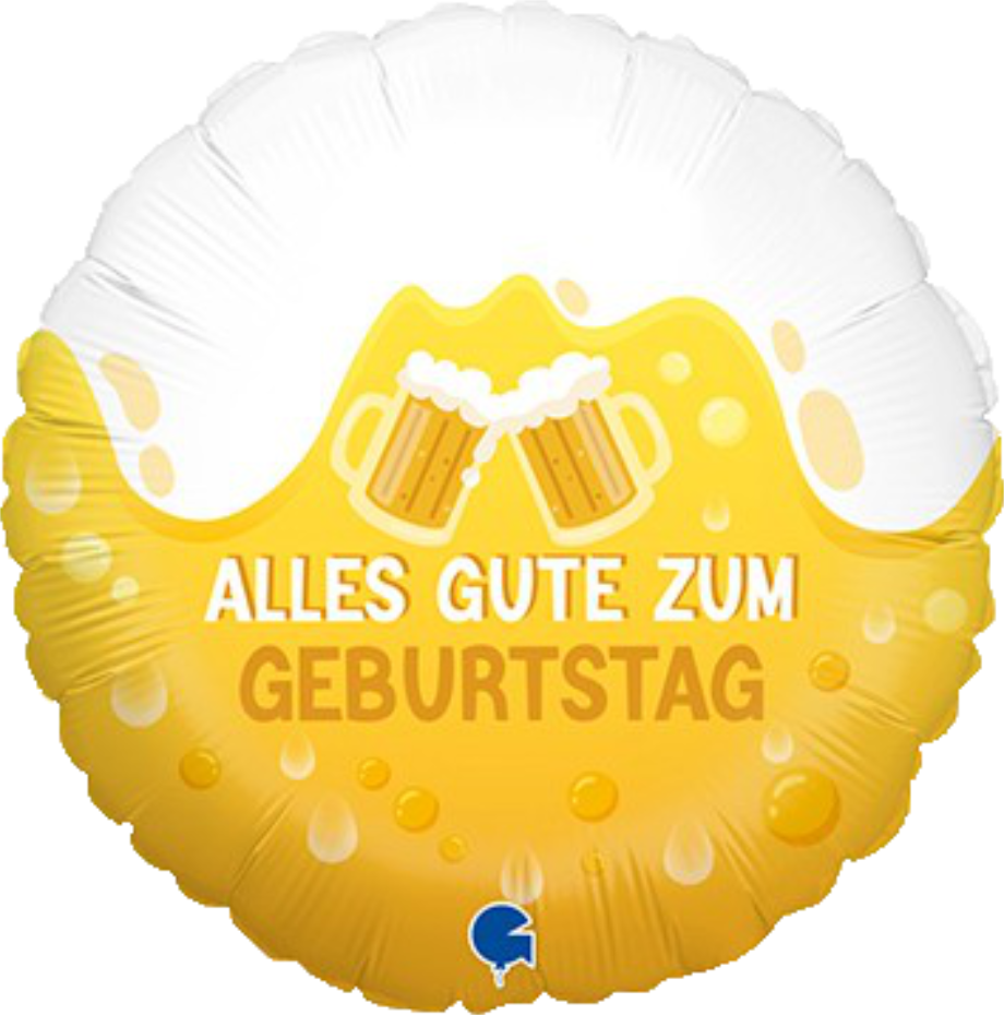 Alles Gute zum Geburtstag Prost Beer 18in/45cm
