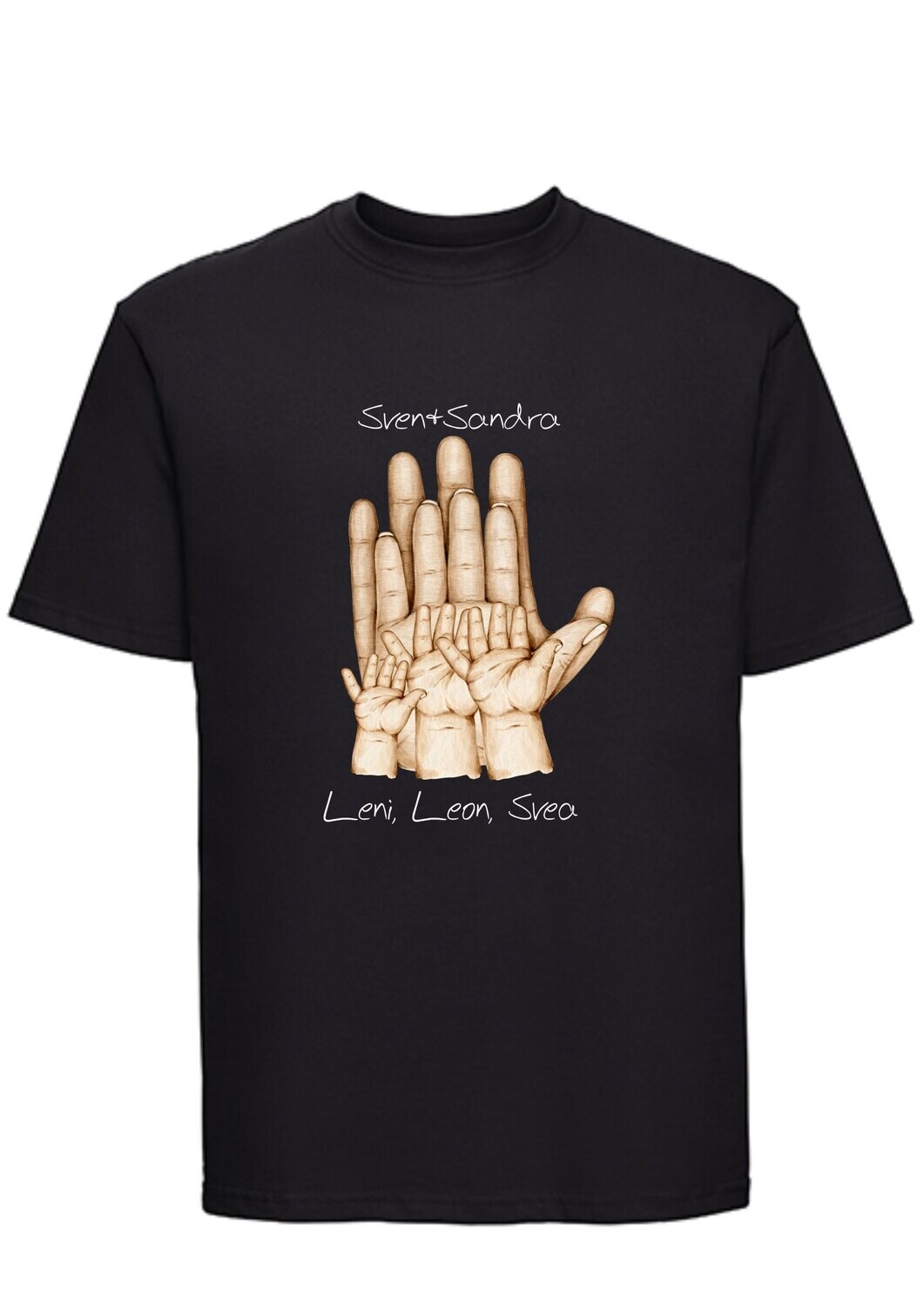 Herren T-Shirt Hände