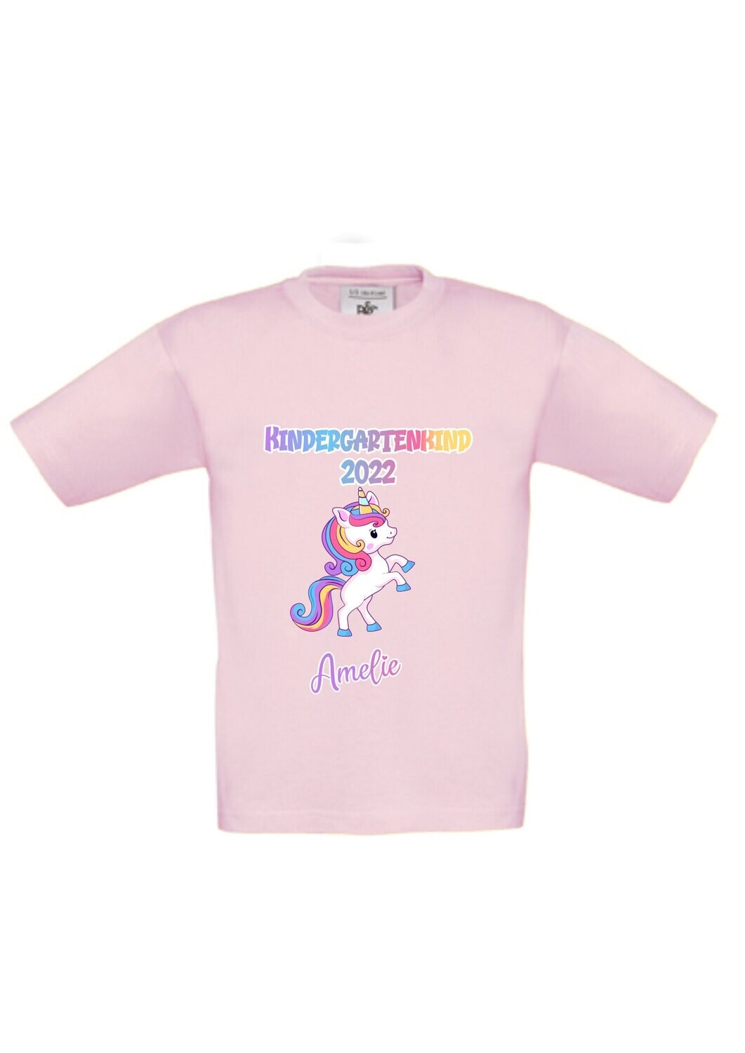 Kinder T- Shirt Kindergartenkind Einhorn