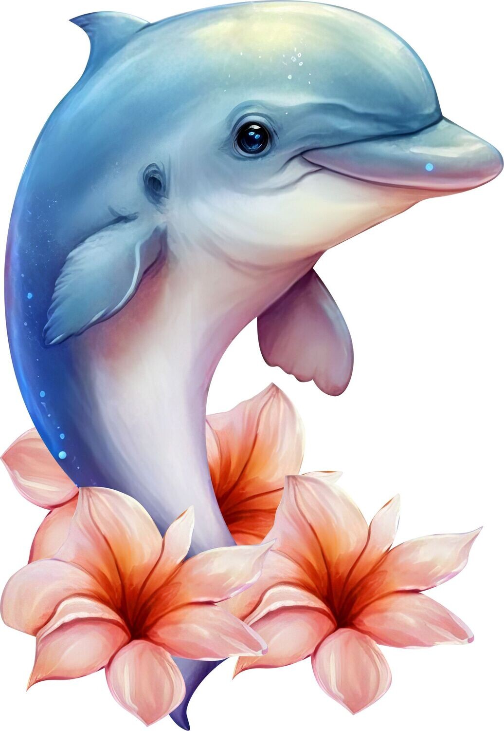 Bügelbild Delfin 2