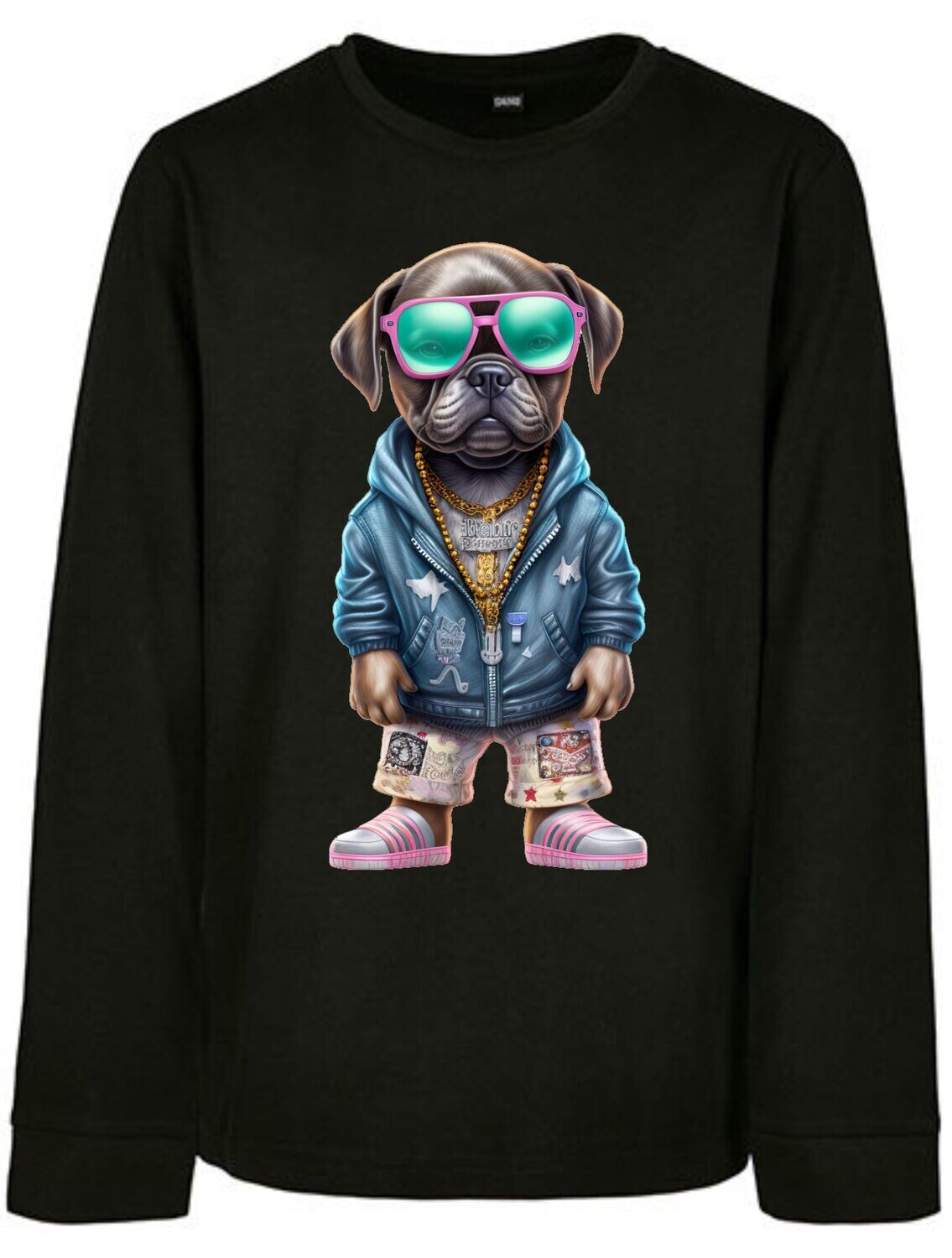 Sweatshirt Dog Hip Hop