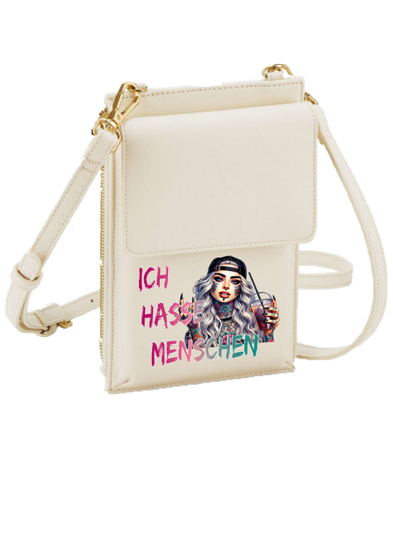 Handytasche Ich hasse Menschen