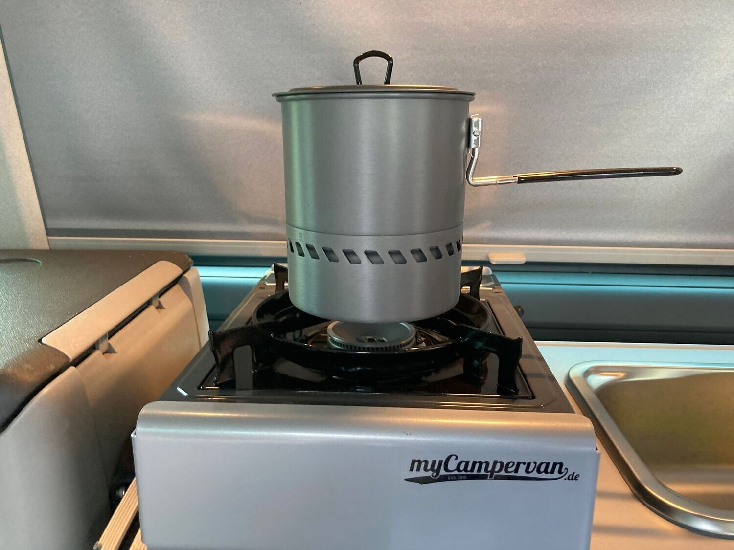 Kochtopf Klein mit Thermoring fr Gaskocher