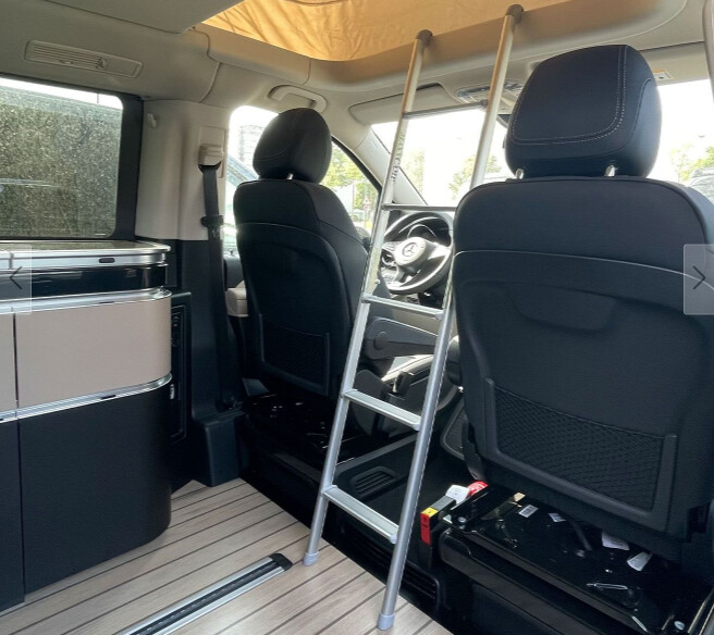 Aufstiegsleiter Aufstelldach Dachbett Mercedes Marco Polo