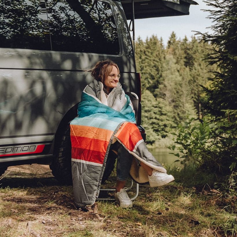 Fiwbnasz Flanelldecke Für Wanderer & Camping – 152x203 Cm, Kuschelig, Waschbar, Perfekt Als Geschenk