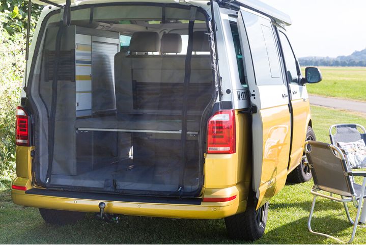 Moskitonetz für VW Heckklappe